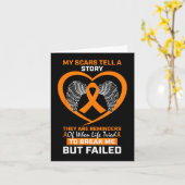 Mannen Vrouwen Mijn littekens vertellen een verhaa Kaart (Gele Bloem)