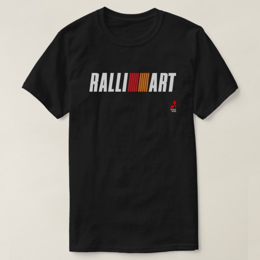 Mannen Vrouwen Mitsubishi Ralliart Classic T-Shirt (Design voorkant)