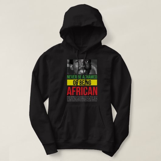 Mannen vrouwen President Thomas of Burkina Sankara Hoodie (Design voorkant)