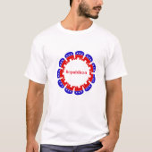 Mannen & Vrouwen Republikeins T-shirt (Voorkant)