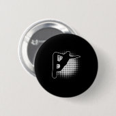 Mannen Vrouwen Snowboarder Ronde Button 5,7 Cm (Voorkant /achterkant)