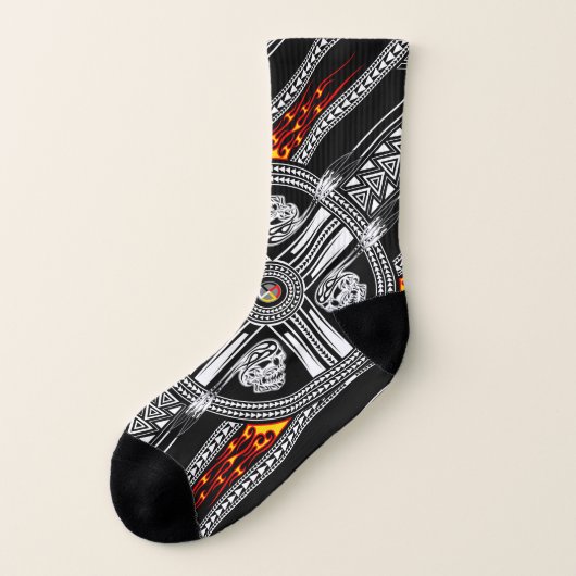Mannen & Vrouwen Sokken (Vuurgeest) (Links - buitenkant)