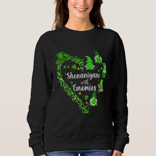 Mannen vrouwen ssten Patrick's Day Shenanigans met Trui (Voorkant)