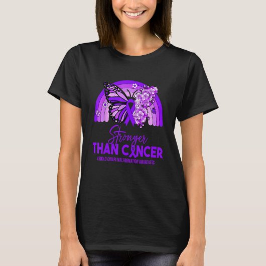 Mannen vrouwen sterker dan Arnold Chiari Malformat T-shirt (Voorkant)