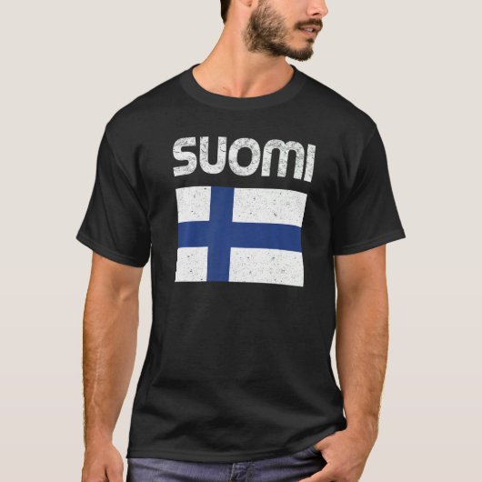 Mannen vrouwen Suomi Finse Pride vlag Finland T-shirt (Voorkant)