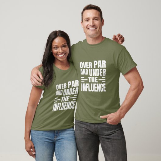 Mannen & Vrouwen T-shirt over par (Unisex)