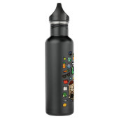 Mannen vrouwen Toca App Development Boca Studio Fu Waterfles (Links)