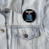 Mannen vrouwen Trump heeft geweldige jeans grappig Ronde Button 5,7 Cm (In situ)