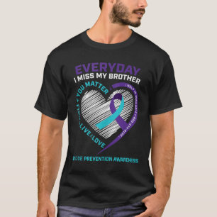 Mannen Vrouwen U Preventie Broeder Zelfmoordbewust T-shirt