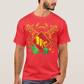 Mannen vrouwen Vietnamese nieuwjaardecoratie 2022 T-shirt