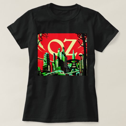 Mannen vrouwen Wizard OZ-cadeaus voor filmventilat T-shirt (Design voorkant)