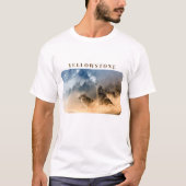 Mannen & Vrouwen Yellowstone Wolven T-shirt (Voorkant)