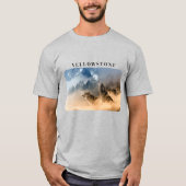 Mannen & Vrouwen Yellowstone Wolven T-shirt (Voorkant)