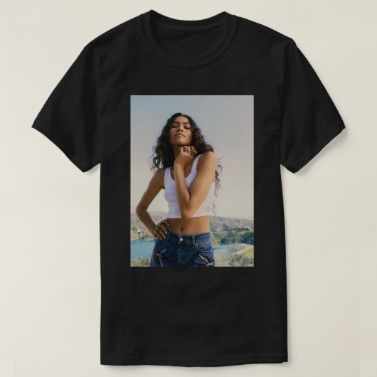 Mannen Vrouwen Zendaya Cute Graphic Gift T-shirt (Design voorkant)