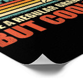 Mannen vun volleyball opa als een gewone opa poster (Hoek)