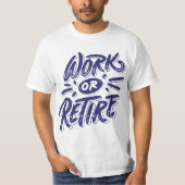 Mannen Waarde T-Shirt (Voorkant)