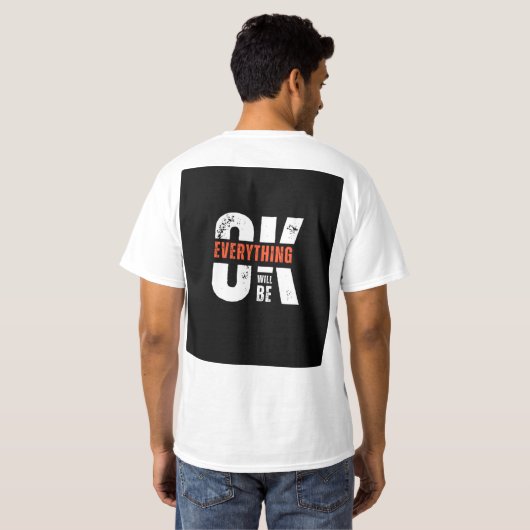 Mannen Waarde T-Shirt (Achterkant volledig)