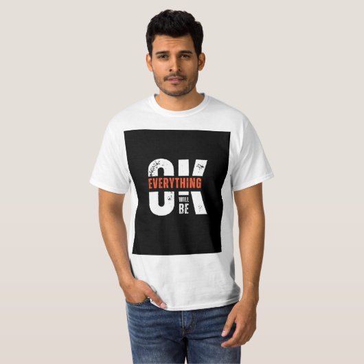 Mannen Waarde T-Shirt (Voorkant volledig)