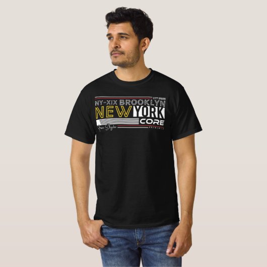 Mannen Waarde T-Shirt (Voorkant volledig)