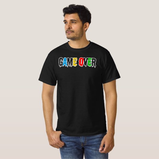 Mannen Waarde T-Shirt (Voorkant volledig)
