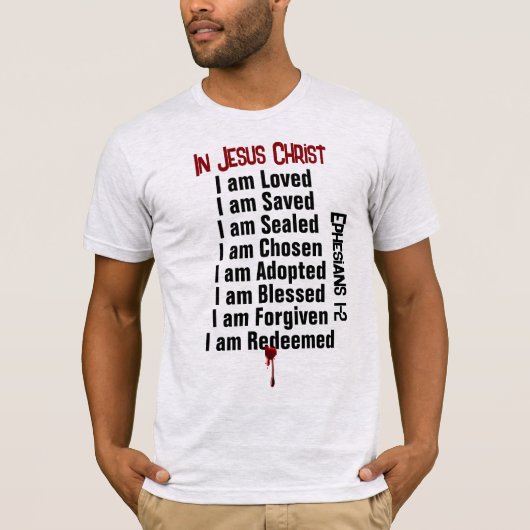 Mannen Waarde T-Shirt (Voorkant)