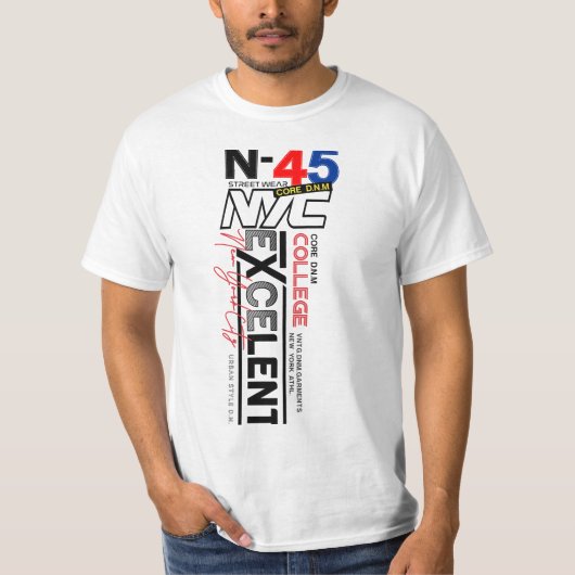 Mannen Waarde T-Shirt (Voorkant)