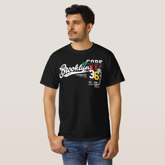 Mannen Waarde T-Shirt (Voorkant volledig)