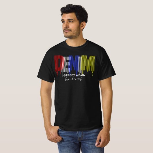 Mannen Waarde T-Shirt (Voorkant volledig)