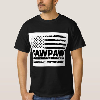 Mannen Waarde T-Shirt pawpaw zwart