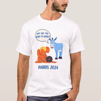 Mannen Waarom ben je zo raar T-shirt? T-shirt
