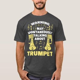 Mannen Waarschuwing kan spontaan praten over tromp T-shirt