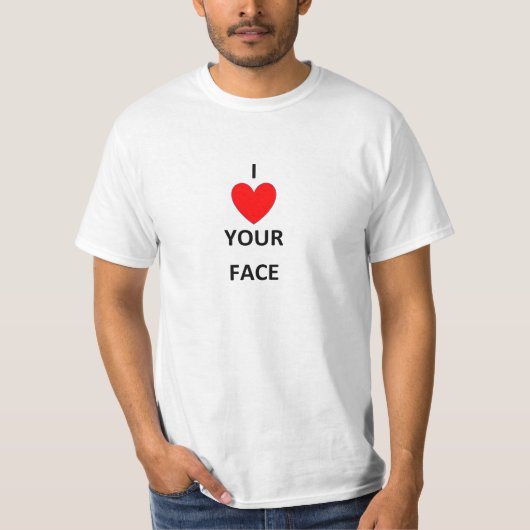 MANNEN WAARVAN IK JE GEZICHTE SHIRT VIND (Voorkant)