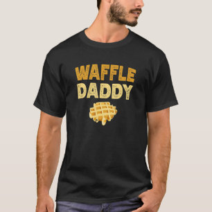 Mannen Waffle Dad Food Waffle Whisperer Fathers D T-shirt