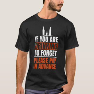 Mannen Waiter Waitress Server werkt in Gastronomie T-shirt
