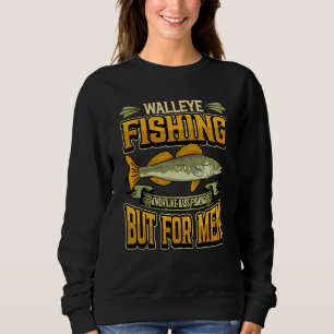 Mannen Walleye Vist Fisherman Rod Walleye Zee Cha Trui