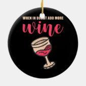 Mannen wanneer er in twijfel wordt getrokken meer  keramisch ornament (Achterkant)