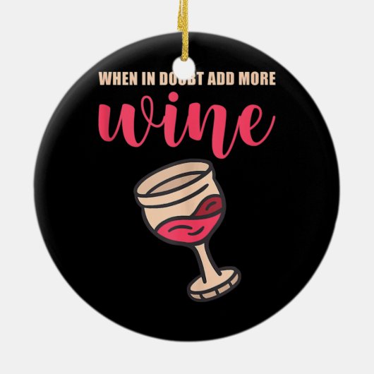 Mannen wanneer er in twijfel wordt getrokken meer keramisch ornament (Achterkant)