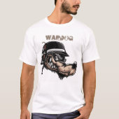 Mannen Wardog-ontwerp T-shirt (Voorkant)