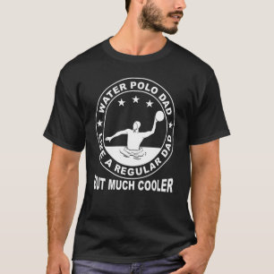 Mannen waterbalspeler vader waterpolo sport wat t-shirt
