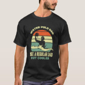 Mannen waterpoep vader waterpooster vader vader vr t-shirt (Voorkant)