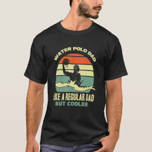 Mannen waterpoep vader waterpooster vader vader vr t-shirt