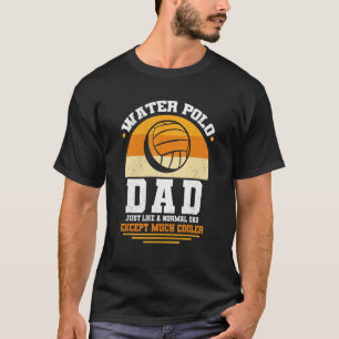 Mannen waterpooster Vader Swim Waterpolo Player Va T-shirt