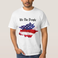 *~* Mannen We hebben de People American Flag Water