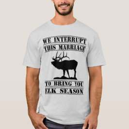 Mannen we onderbreken dit huwelijk met Shirt