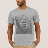 Mannen weer T-shirt wegkwijnen (Voorkant)