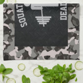 Mannen Weightlift Gym Towel Theedoek (Gevouwen)