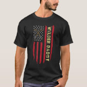 Mannen Welder Dad Usa American Flag Welder Mannen T-shirt (Voorkant)