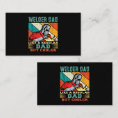 Mannen welder vader als een gewone vader, maar koe visitekaartje (Voorkant / Achterkant)