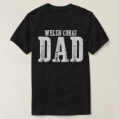 Mannen Welsh Corgi Dad T-shirt (Design voorkant)