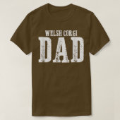 Mannen Welsh Corgi Dad T-shirt (Design voorkant)